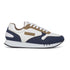 Sneakers bianche e blu con dettagli marroni Lancetti, Uomo, SKU m114000604, Immagine 0